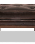 CC - Belvedere Tufted Footstool - Dark Brown