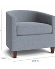 Maxwell Barrel Back Accent Chair