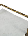 Vivian - Bar Cart - White / Gold