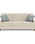 Moxy - Fabric Sofa, T-Shaped Seat Cushion, Straight Track Arms