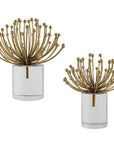 Aga - Modern Sculptures (Set of 2) - Gold