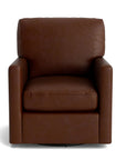 Trent Thin Track Arm Accent Chair, Stationary or Swivel Glider