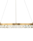Segovia - Round Crystal LED Chandelier - Gold