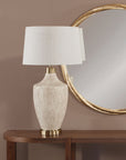 Neecole - Table Lamp - Textured Cream