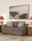 Chevy - Fabric Loveseat - Brown