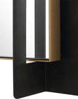 Cunene - Industrial Wall Mirror - Black