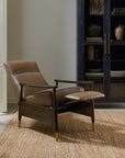 Maris Manual Recliner with Wood Frame