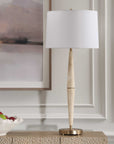 Palu - Travertine Table Lamp - Beige
