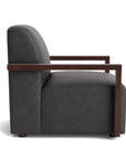 Creswell Accent Chair with Wood Arm