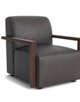 Creswell Accent Chair with Wood Arm