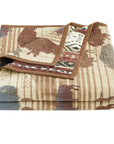 Home On The Range - Full/Queen Reversible Quilt Set Set of 3 - Tan