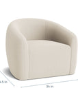 Garner Barrel Swivel Chair