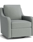 Scarlett Slope Arm Accent Chair, Stationary or Swivel Glider