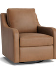 Scarlett Slope Arm Accent Chair, Stationary or Swivel Glider