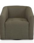 Emory Barrel Accent Chair, Stationary or Swivel