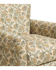 Jane Roll Arm Swivel Chair