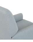 Deacon Round Arm Lay Flat Manual Recliner