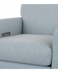 Deacon Round Arm Lay Flat Manual Recliner