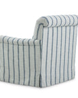 Hazel English Arm Skirted Accent Chair
