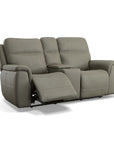 Sawyer - Power Reclining Loveseat With Console, Power Headrests, Lumbar