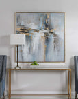 Road Less Traveled - Abstract Art - Blue