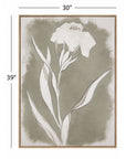 Serene Botanical II Framed Canvas - Beige