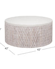 Brewer - Accent Cocktail Table - White Wash