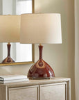 Colette - Table Lamp - Burgundy