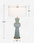 Pollard - Slate Table Lamp - Green