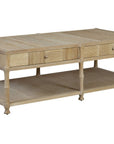 Orleans - Coffee Table - Light Brown