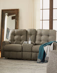 Devon - Reclining Loveseat, Nailhead Trim