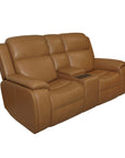 Ziggy - Power Reclining Loveseat With Console, Power Headrest, Lumbar, Heat & Massage