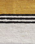Solola - Handwoven Oblong Pillow - Yellow / Natural
