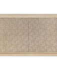 Geometry - Entertainment Console - Polished Limestone