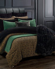 Adrienne - King Comforter Set Set of 3 - Gold