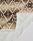 Campfire - Chalet Aztec Campfire Sherpa Throw 6 Per Carton - Multi Color