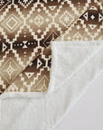 Campfire - Chalet Aztec Campfire Sherpa Throw 6 Per Carton - Multi Color