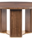 Eleana - Round Dining Table - Medium Wood