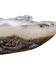 Lunara - Indoor-Outdoor Stone Bowl - Gray / White