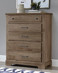 Cool Rustic 5 Drawer Chest