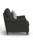 Veda - Fabric Chair With Nailhead Trim