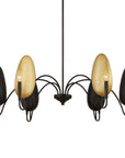 Warwick - 6 Light Chandelier - Matte Black