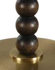Gallus - Wood Spheres Table Lamp - Brown / Woodtone