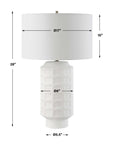 Window - Table Lamp - Pane White