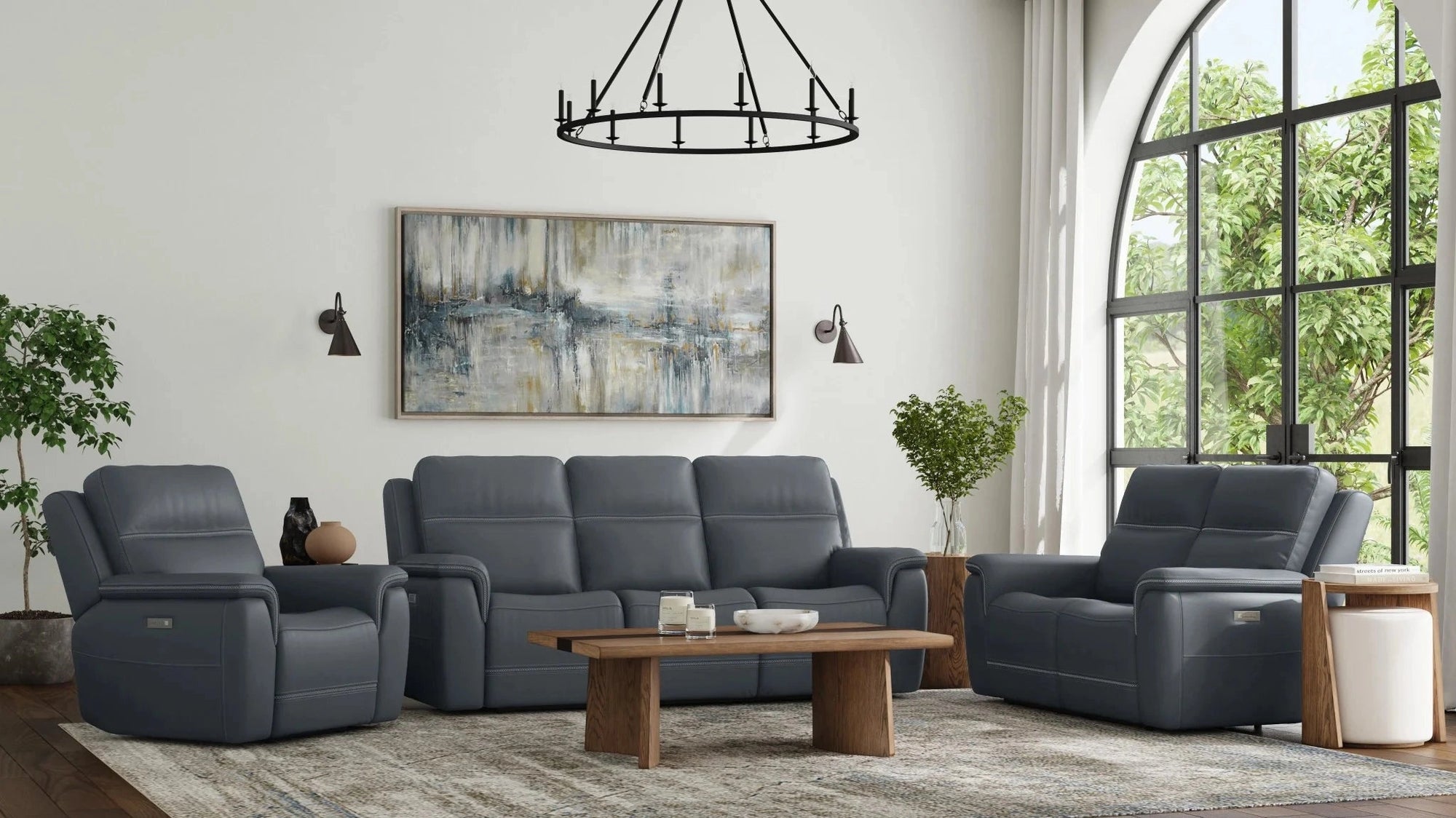 Sawyer Leather Power Reclining Sofa