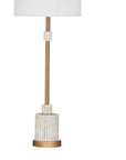 Alden - Table Lamp - White / Gold
