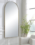 Crosley - Arch Mirror - Antique Brass
