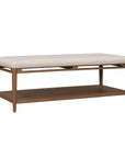 Verona - Rectangular Coffee Table - Beige / Dark Brown