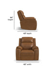 Ziggy - Power Recliner With Power Headrest, Lumbar, Heat & Massage