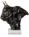 Bison - Bust Bronze Sculpture